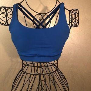 Lululemon blue energy bra